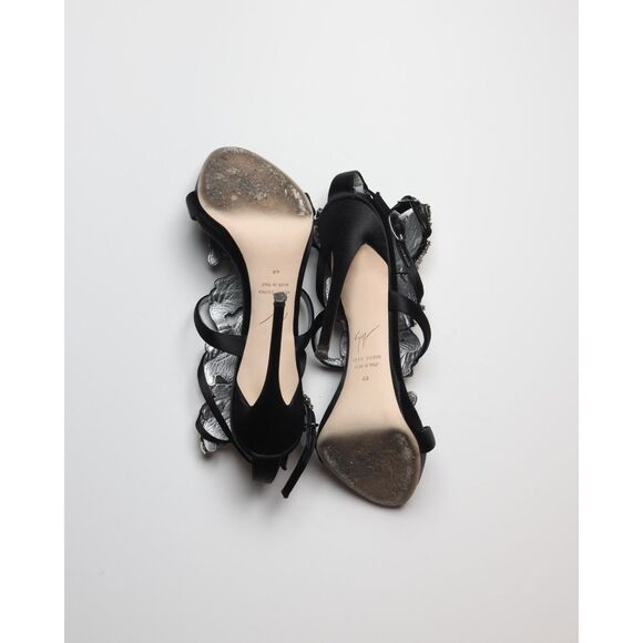 Giuseppe Zanotti Colline 110 Cruel Silver Summer Embellished - Picture 4 of 5